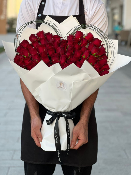 121 Red Roses Bouquet
