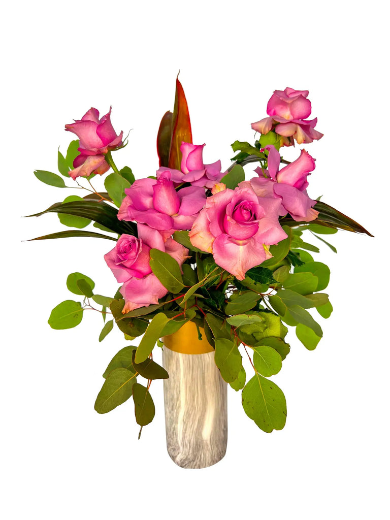 Pastel Fresh Flower Vases - Wed and Wed Flowers LLC