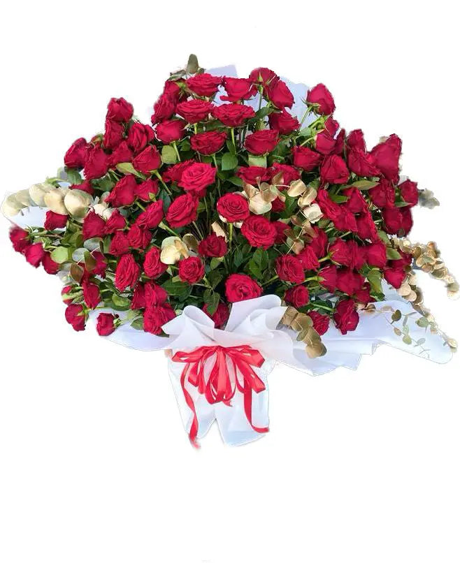 Red Romance - Wed and Wed Flowers LLC