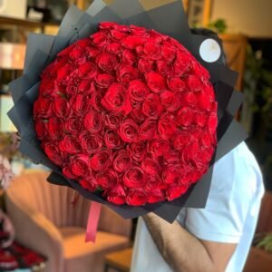 101 Red Roses Hand Bouquet